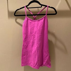 Lululemon Power Y Tank pink